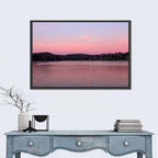 Lake Arrowhead Sunset Reflection Wall Art