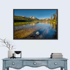 Morning Light at Stanley Lake Wall Art