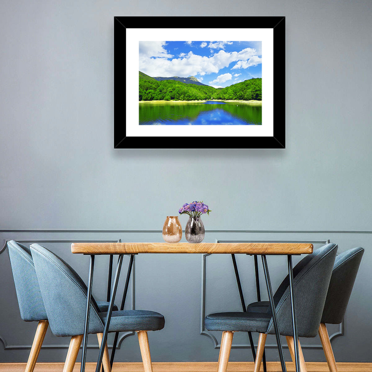 Montseny Mountains from Santa Fe Lake Wall Art