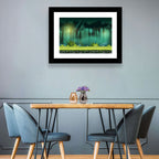 Enchanted Digital Forest Landscape Wall Art