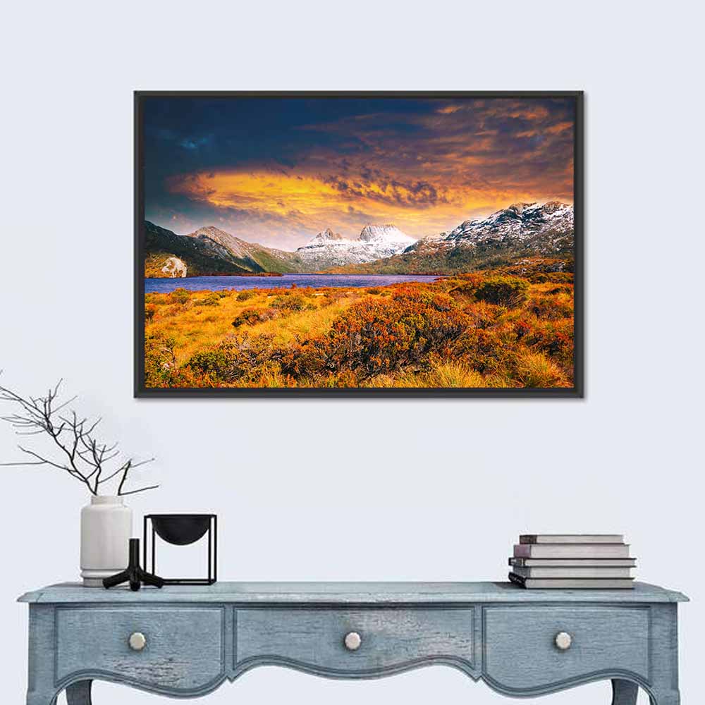 Cradle Mountain Golden Sunset Wall Art