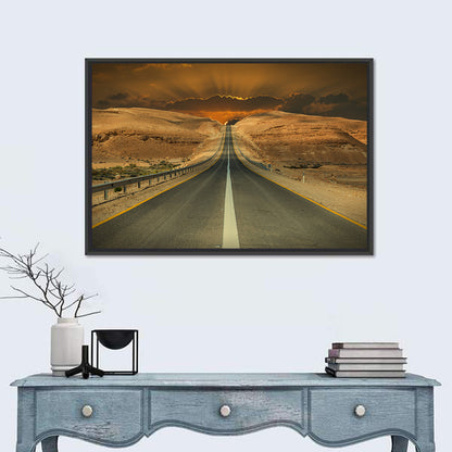 Negev Desert Road Wall Art