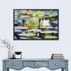 Impressionist Water Lilies Study Wall Art