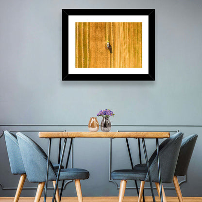 Wheat Field Harvesting Wall Art