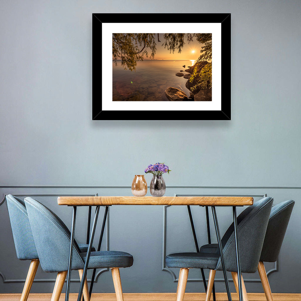 Simcoe Lake Golden Hour Wall Art