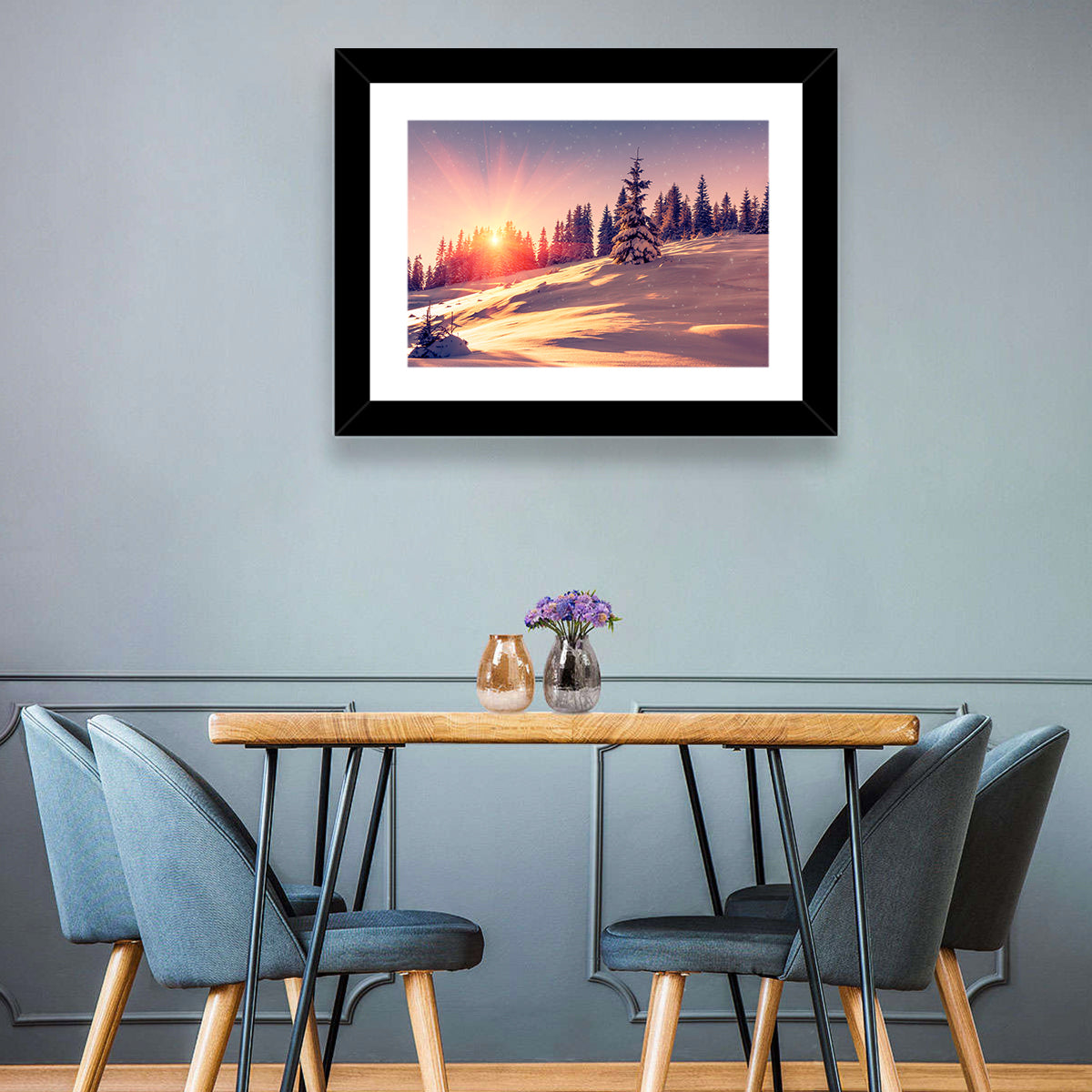 Winter Mountains Wall Art