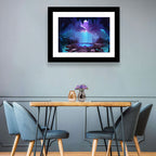 Alien Cave with Glowing Portal Wall Art