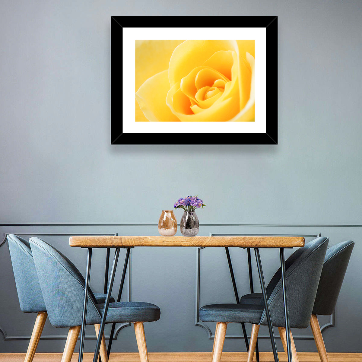 Yellow Rose Wall Art