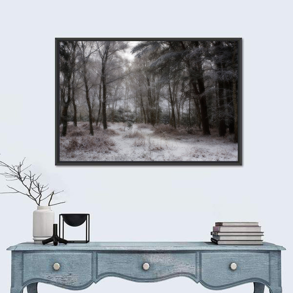 New Forest Winter Path Wall Art
