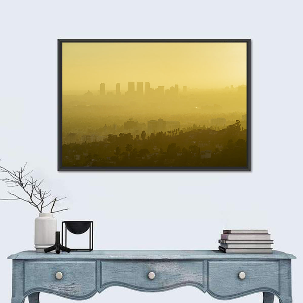 Westwood Los Angeles in Golden Haze Wall Art