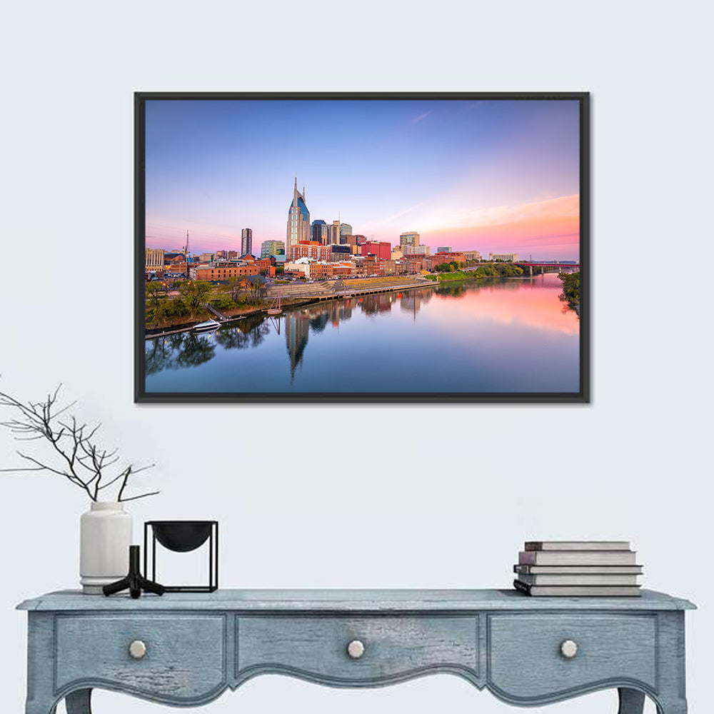 Nashville Skyline at Dusk Wall Art