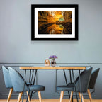 Cave Lake Reflection Wall Art