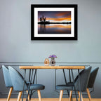 Lake Tahoe Golden Hour Reflection Wall Art