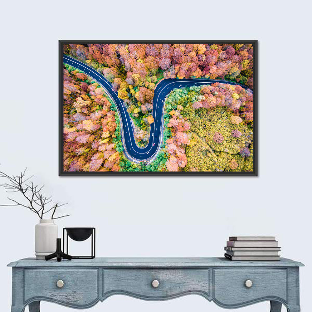 Winding Forest Road Wall Art