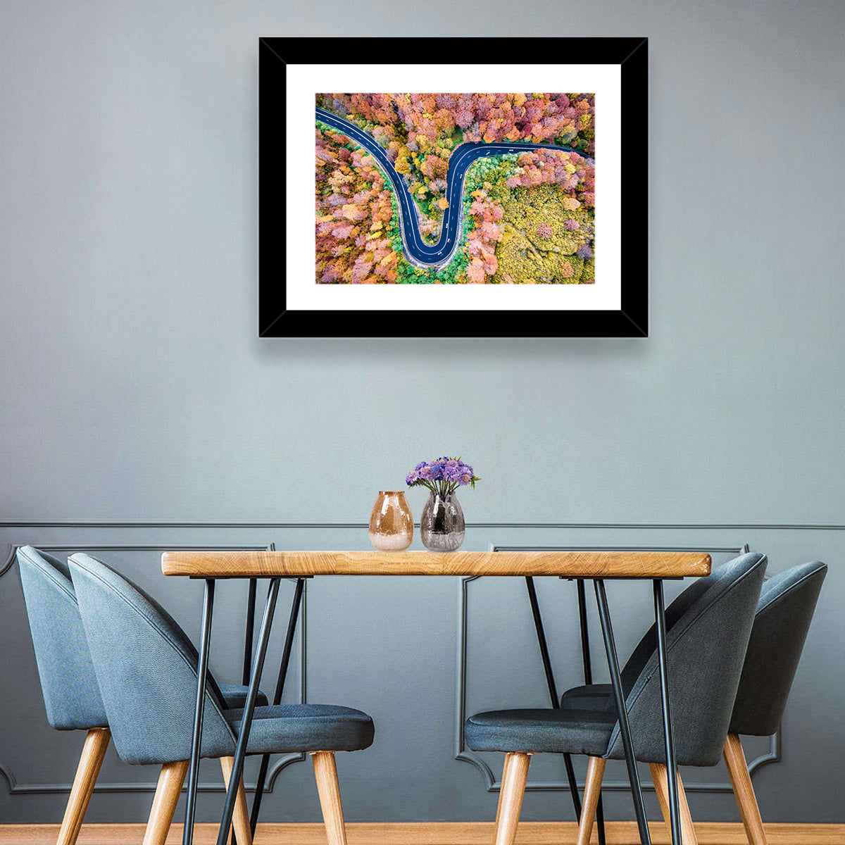 Winding Forest Road Wall Art