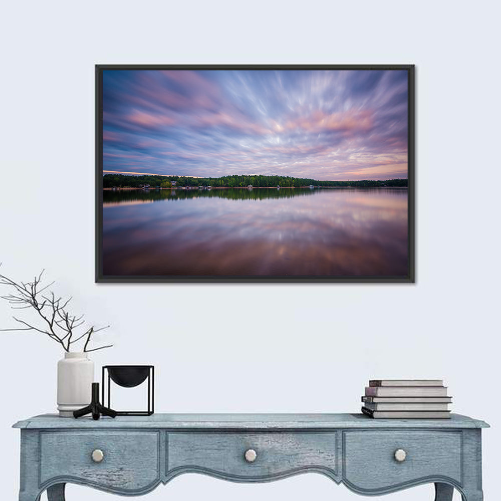 Lake Norman Morning Reflection Wall Art