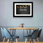 Just Keep Moving Jump Rope Quote Wall Art