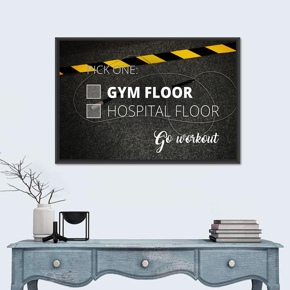 Gym Floor or Hospital Floor Wall Art