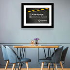 Gym Floor or Hospital Floor Quote Wall Art