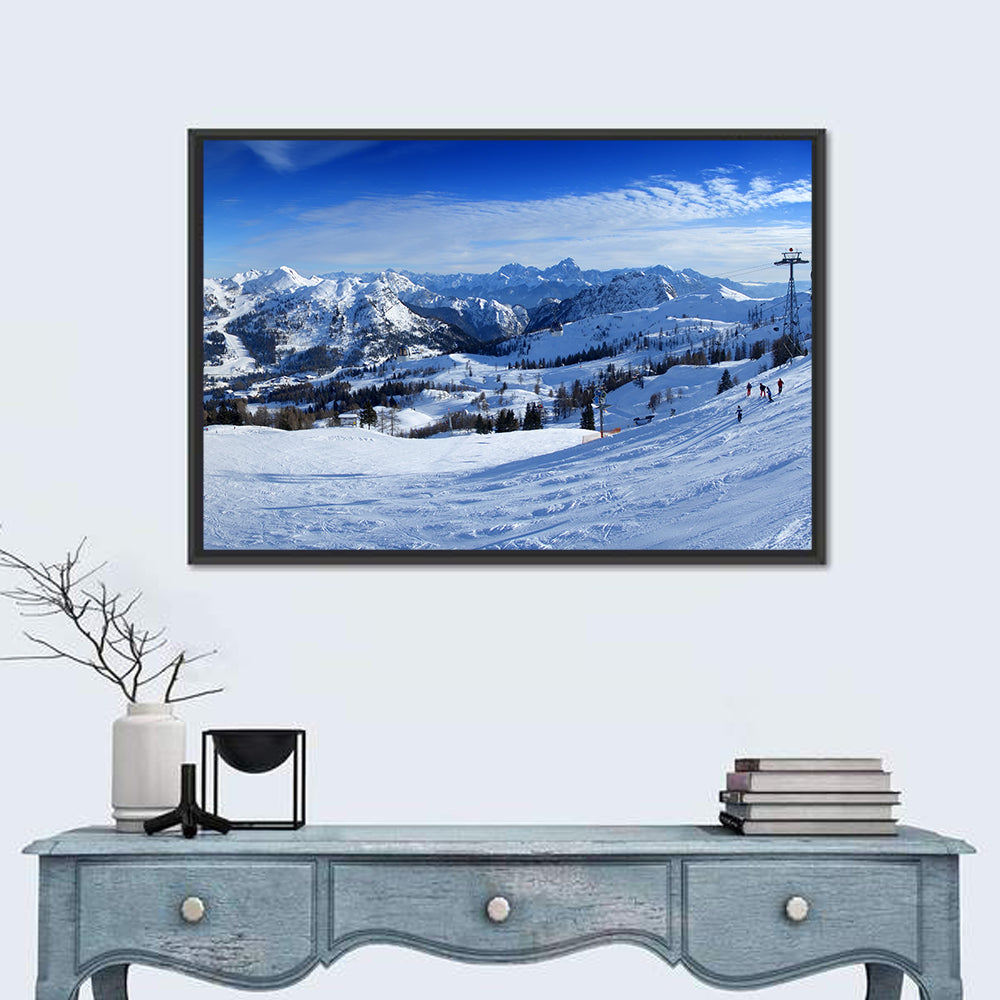 Nassfeld Ski Resort View Wall Art