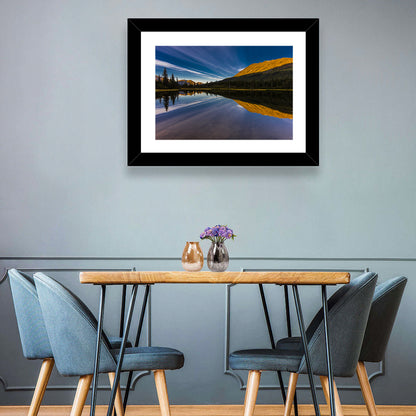 Rainbow Lake in Aleutian Mountains Wall Art