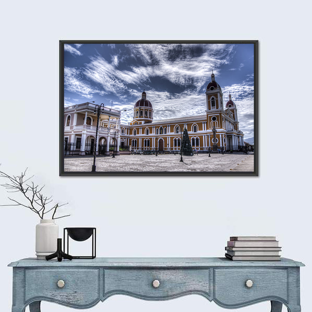 Cathedral of Granada Plaza Wall Art