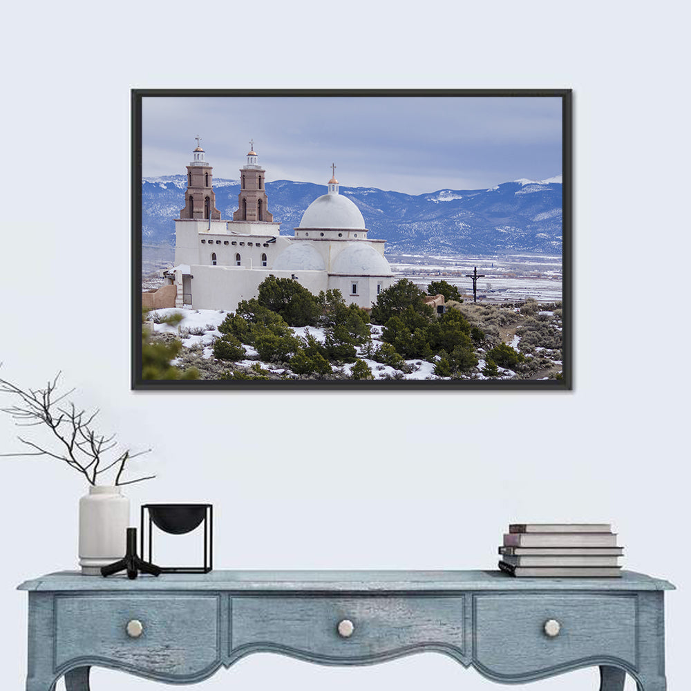 Sanctuario De Chimayo, El Rancho Wall Art in a room, landscape
