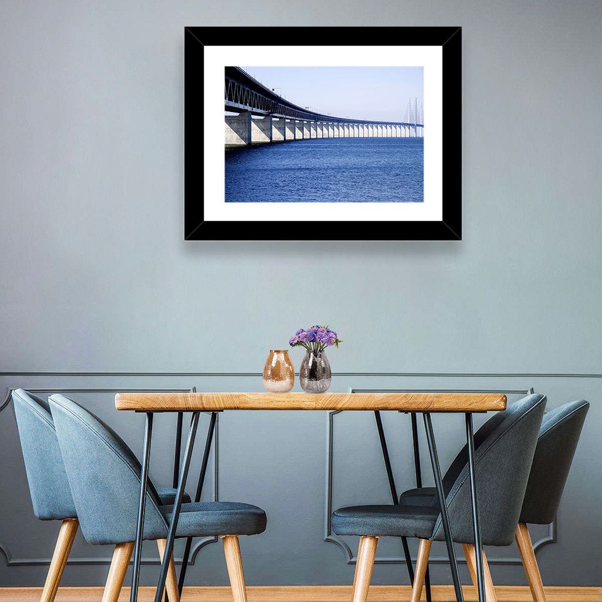 Oresund Bridge Perspective Wall Art