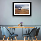 Icelandic Church with Dark Steeple Wall Art