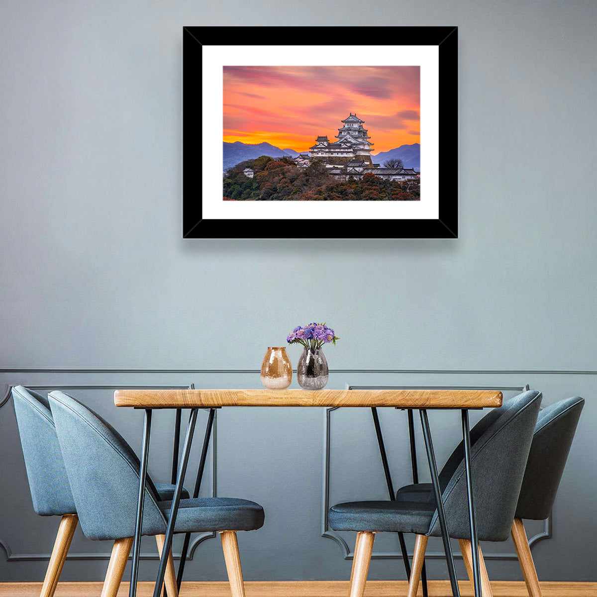 Himeji Castle at Sunrise Wall Art