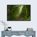 Moss-covered Rainforest Path Wall Art