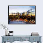Zoom Burst Skyline Abstract Wall Art