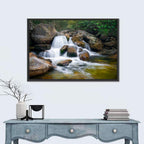Blue Ridge Mossy Waterfall Wall Art