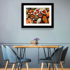 Indian Cuisine Flat Lay Wall Art