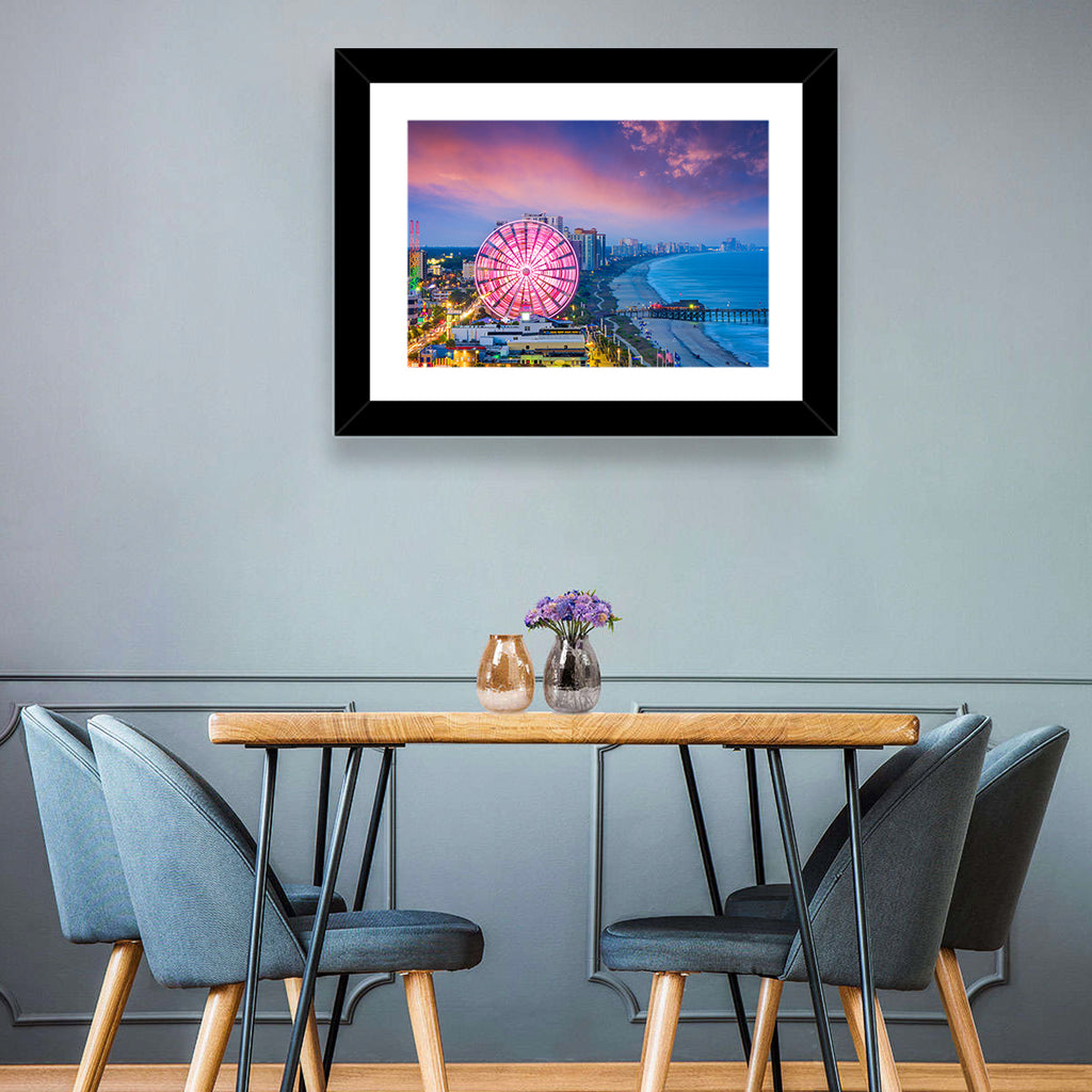 Myrtle Beach Skywheel at Twilight Wall Art