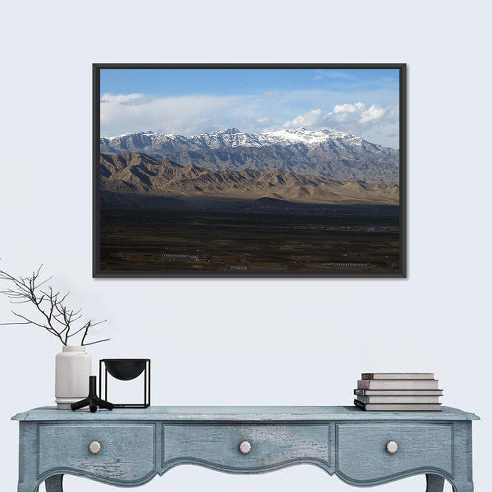 Snow-capped Afghan Mountains Wall Art