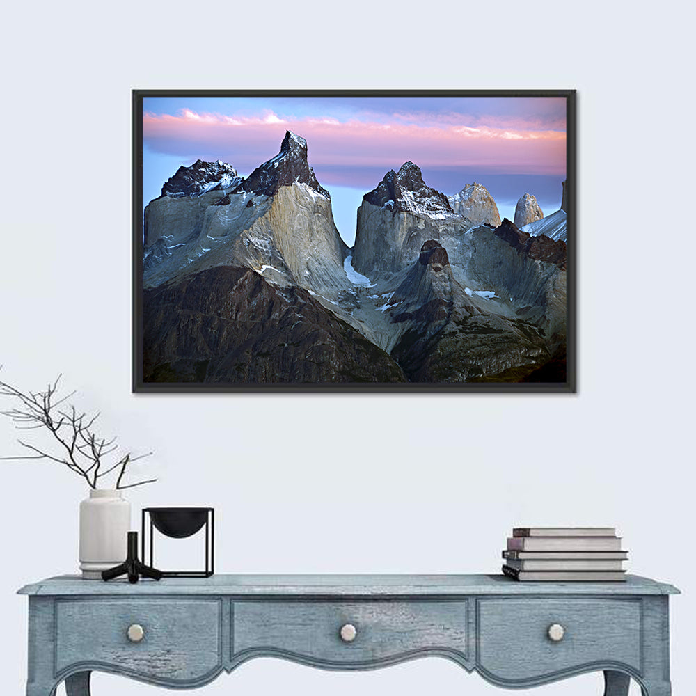 Los Cuernos Peak Valley, Torres Del Paine Wall Art
