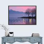 Lake Geneva Twilight Wall Art