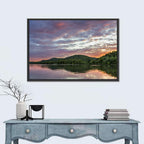 Ohio River Paden City at Dusk Wall Art