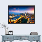 Marina Bay Twilight Singapore Wall Art