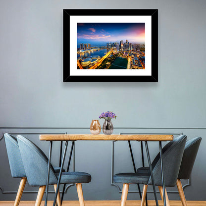 Singapore Cityscape Wall Art