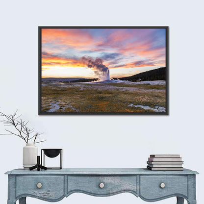 Old Faithful Cone Geyser Wall Art