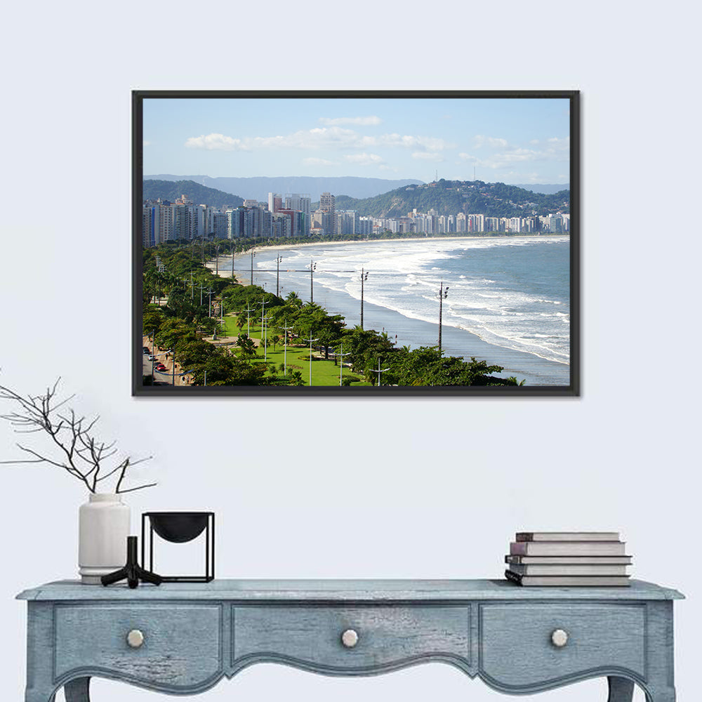 Santos Beach Promenade Wall Art