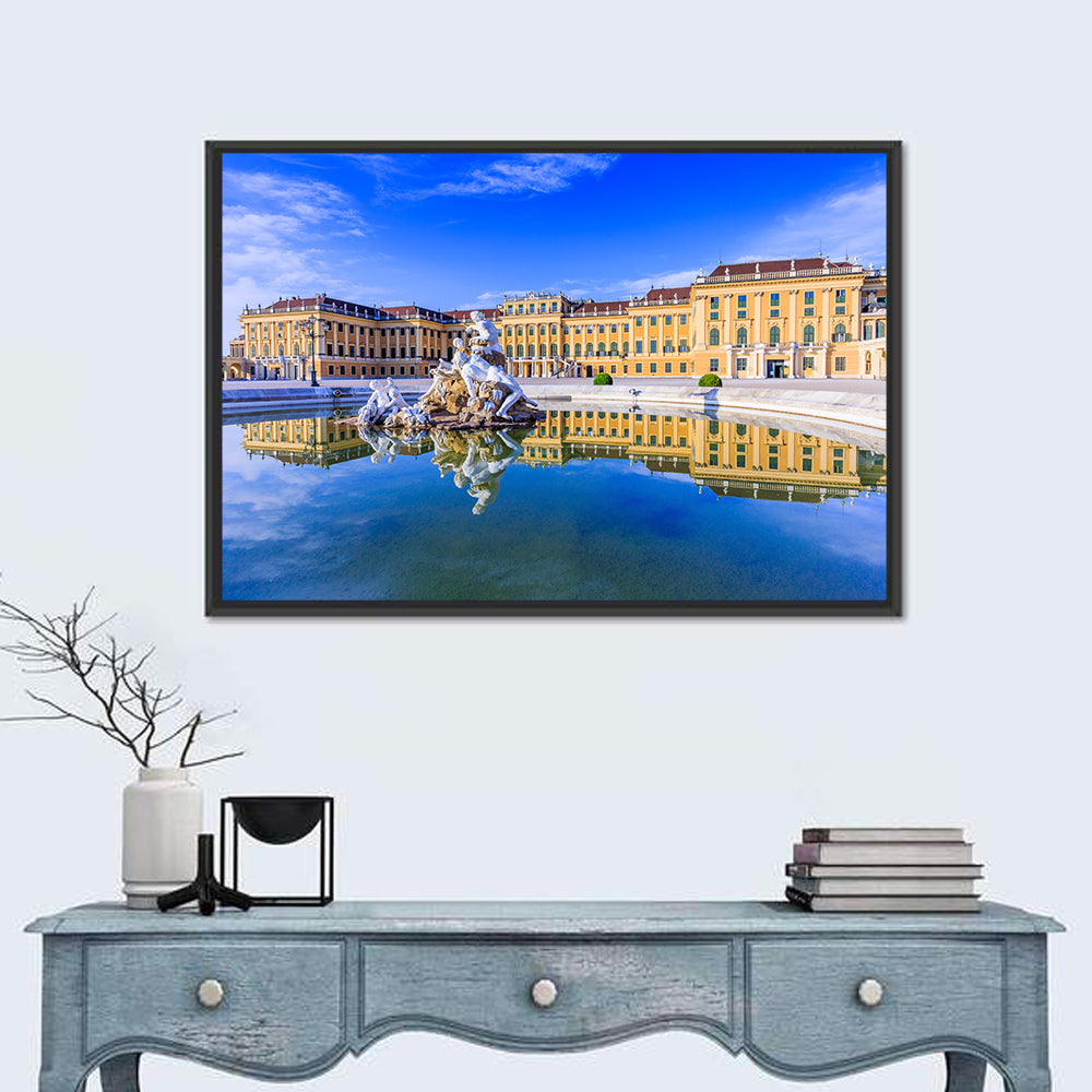 Schönbrunn Palace Fountain View Wall Art