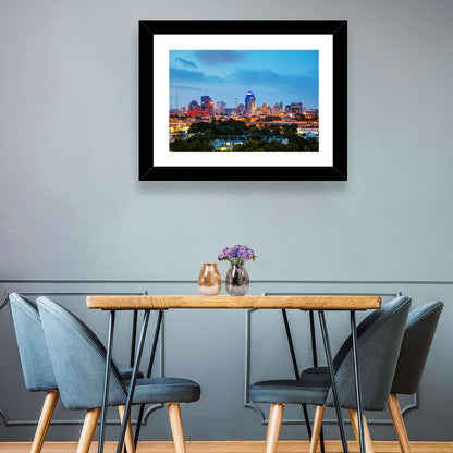San Antonio Cityscape Wall Art