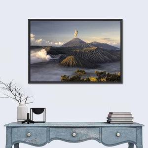 Mount Bromo Eruption Wall Art