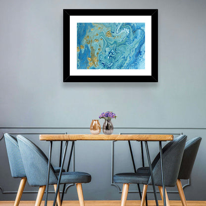 Marble Streams Painting Wall Art