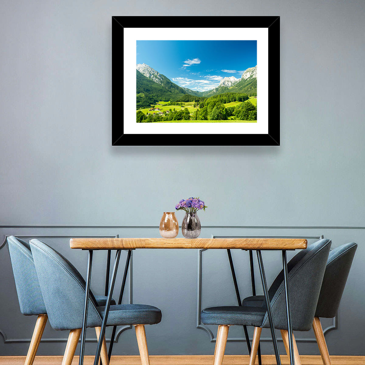 Bavarian Alpine Valley Wall Art