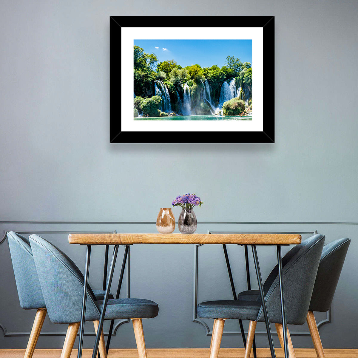 Kravice Waterfall, Ljubuški Wall Art in a room, landscape