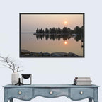 Sylvan Lake Sunset Reflection Wall Art